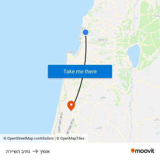 נתיב השיירה to אומץ map