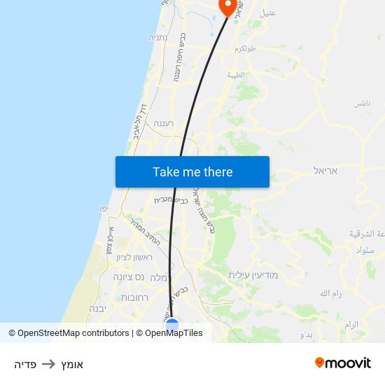 פדיה to אומץ map