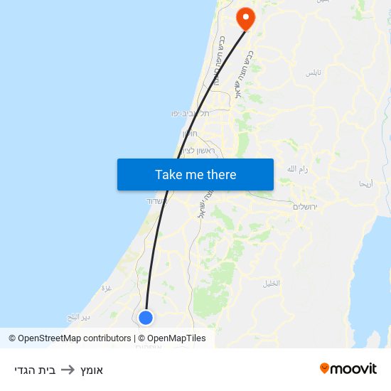 בית הגדי to אומץ map