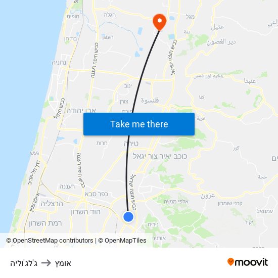 ג'לג'וליה to אומץ map