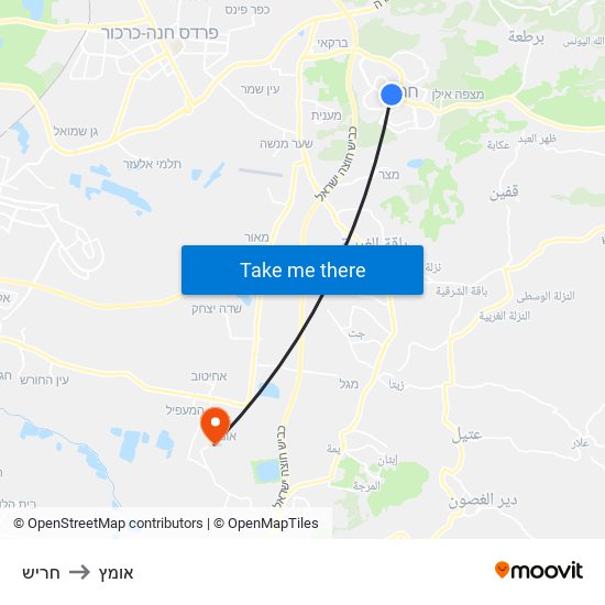 חריש to אומץ map