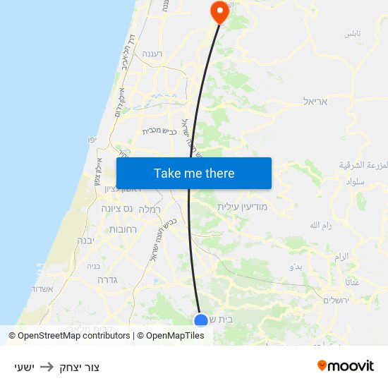 ישעי to צור יצחק map