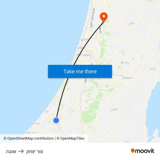 שובה to צור יצחק map