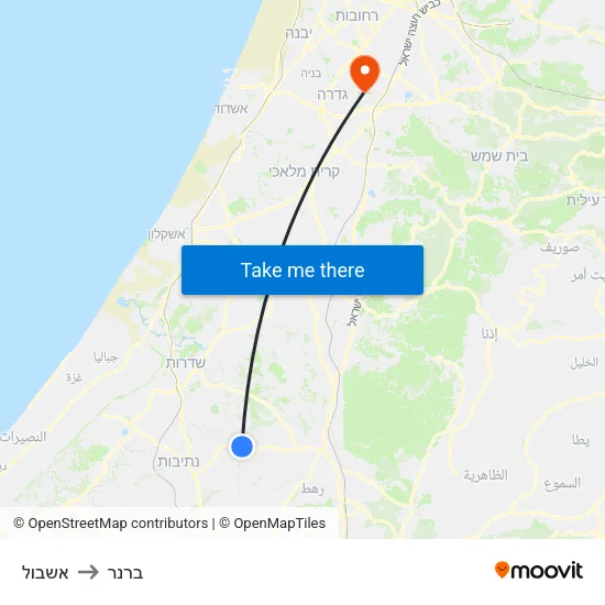 אשבול to ברנר map