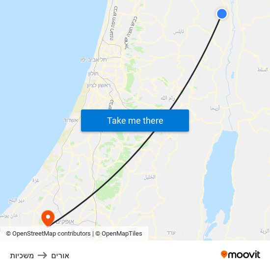 משכיות to אורים map