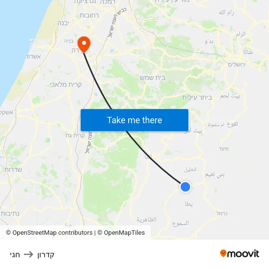 חגי to קדרון map