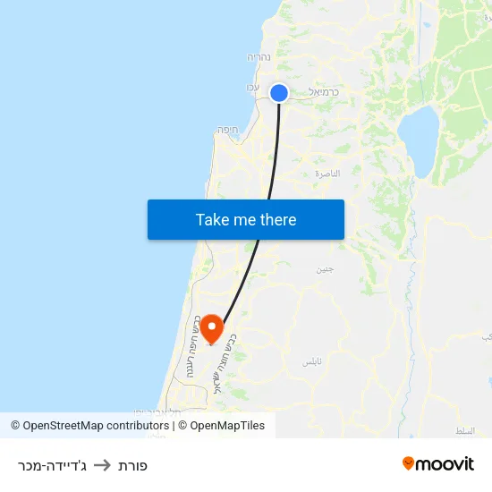 ג'דיידה-מכר to פורת map