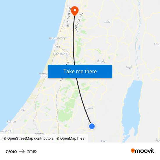 סוסיה to פורת map