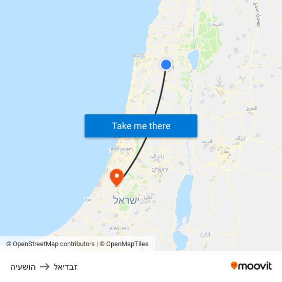 הושעיה to זבדיאל map