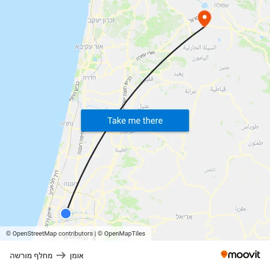 מחלף מורשה to אומן map