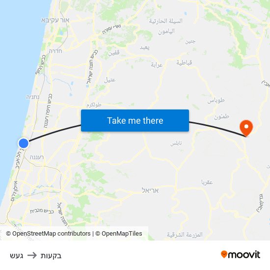 געש to בקעות map