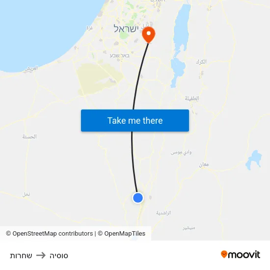 שחרות to סוסיה map