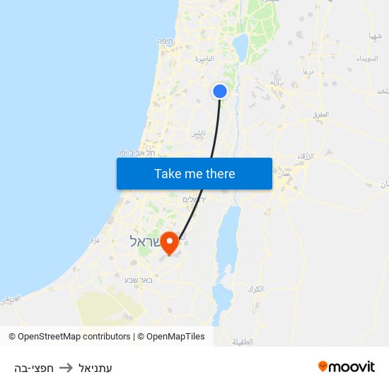 חפצי-בה to עתניאל map