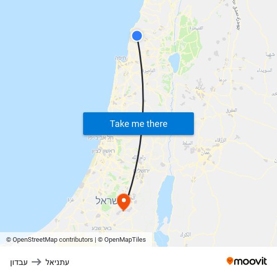 עבדון to עתניאל map