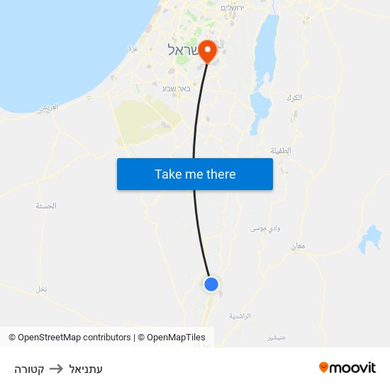 קטורה to עתניאל map