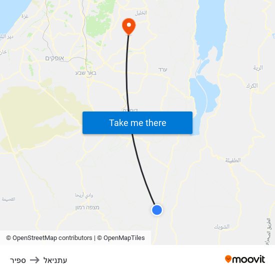 ספיר to עתניאל map