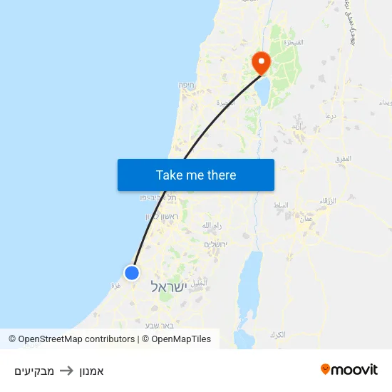 מבקיעים to אמנון map