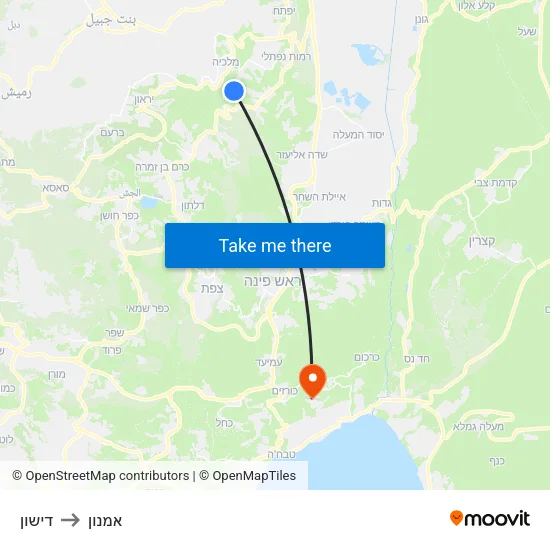 דישון to אמנון map