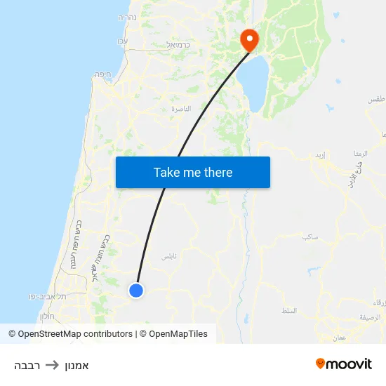רבבה to אמנון map