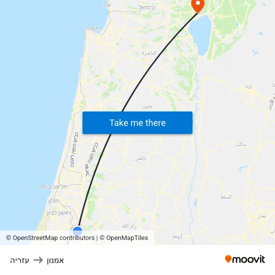 עזריה to אמנון map