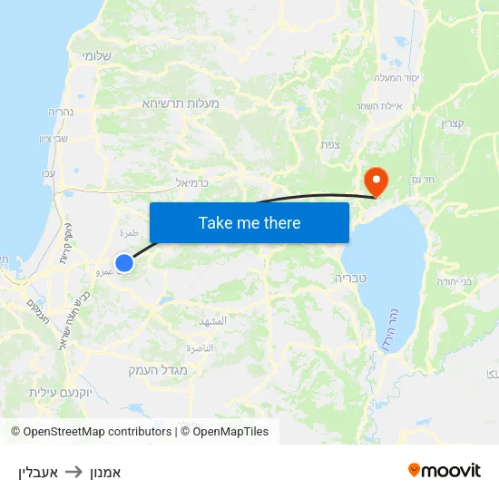אעבלין to אמנון map