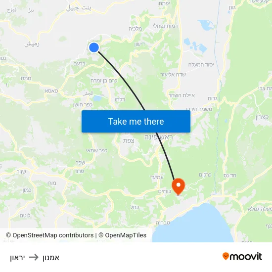 יראון to אמנון map