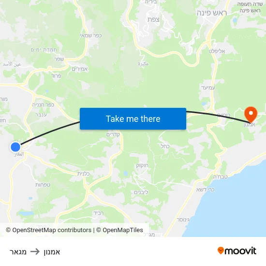 מגאר to אמנון map