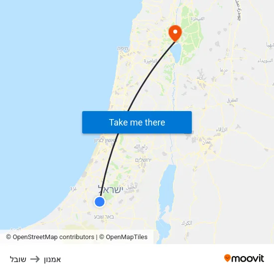 שובל to אמנון map