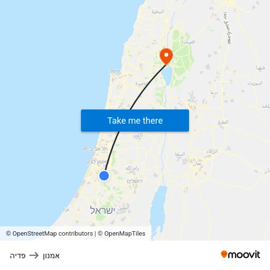 פדיה to אמנון map