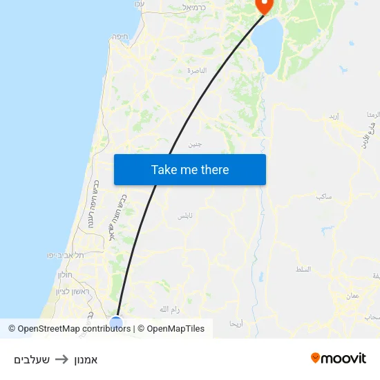 שעלבים to אמנון map