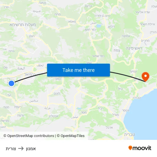 צורית to אמנון map