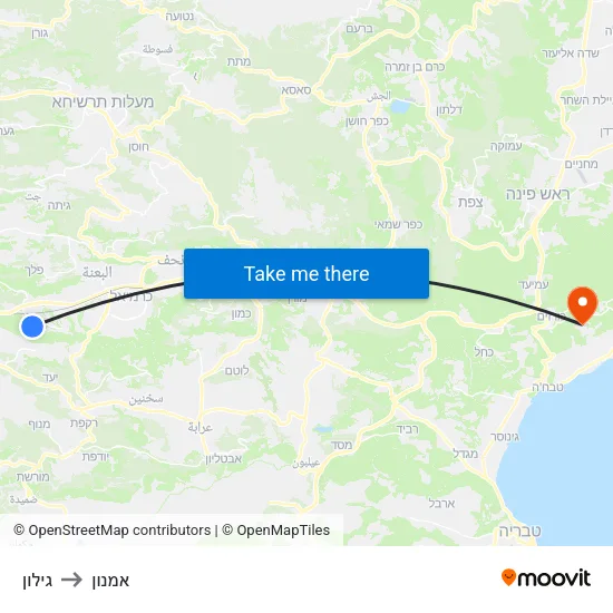 גילון to אמנון map