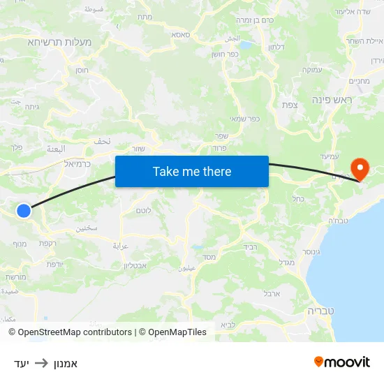 יעד to אמנון map