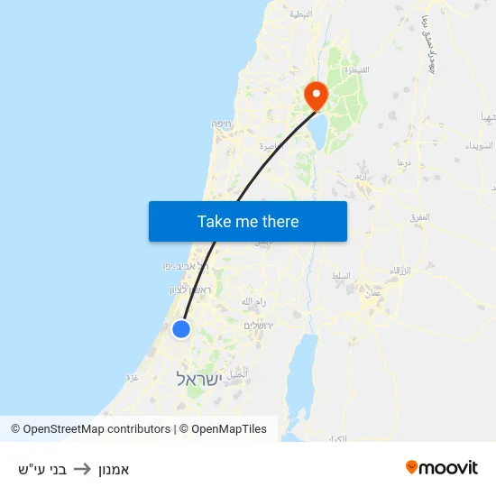 בני עי"ש to אמנון map