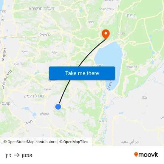 ניין to אמנון map