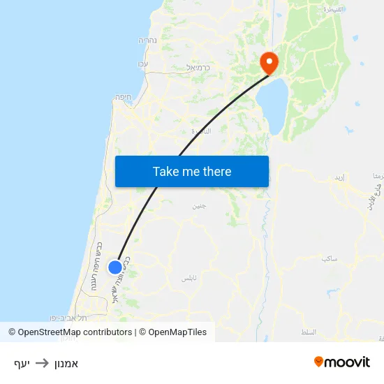 יעף to אמנון map