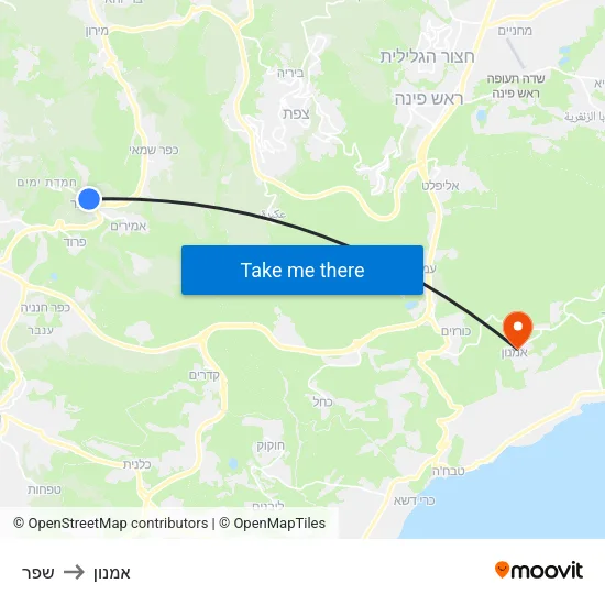 שפר to אמנון map