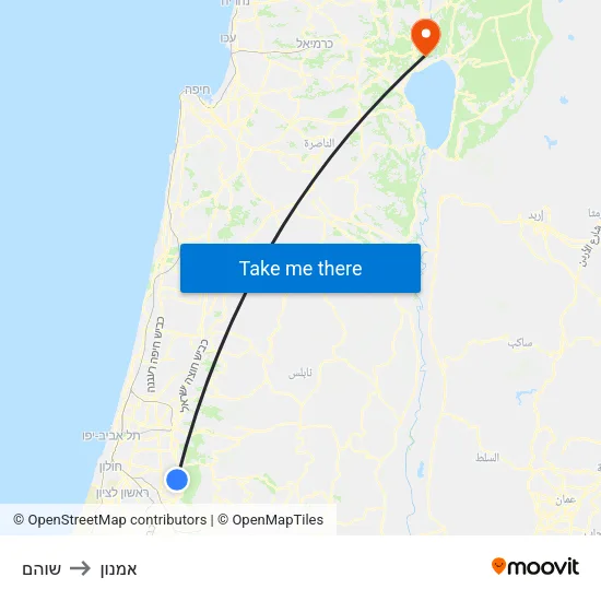 שוהם to אמנון map