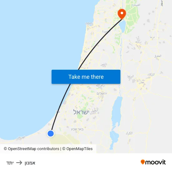 יתד to אמנון map
