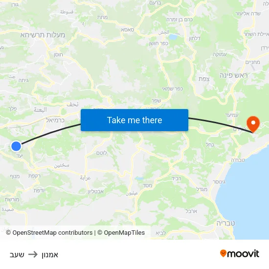 שעב to אמנון map