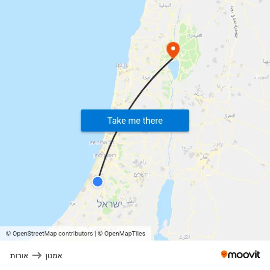 אורות to אמנון map