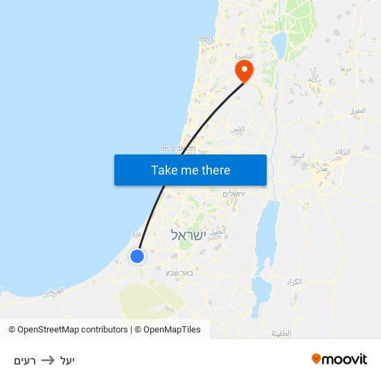 רעים to יעל map