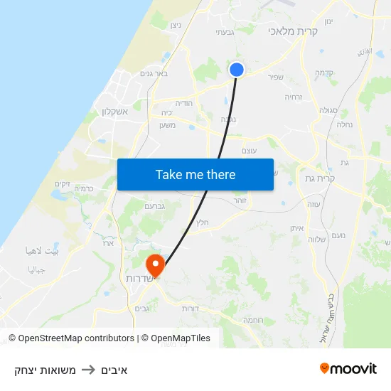 משואות יצחק to איבים map