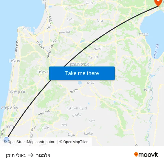 גאולי תימן to אלמגור map