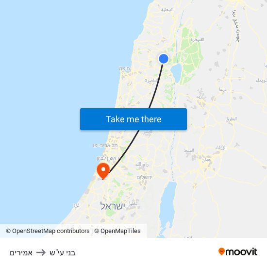 אמירים to בני עי"ש map