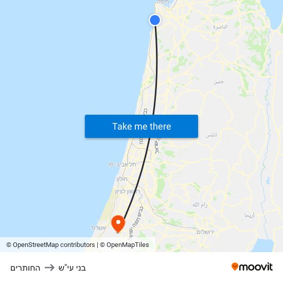 החותרים to בני עי"ש map