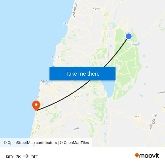 אל -רום to דור map