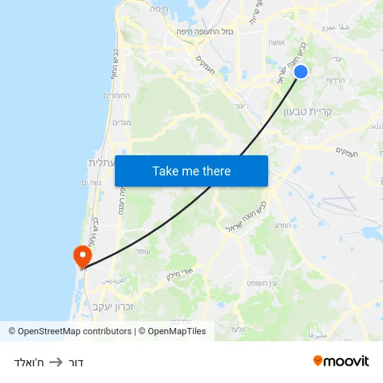 ח'ואלד to דור map