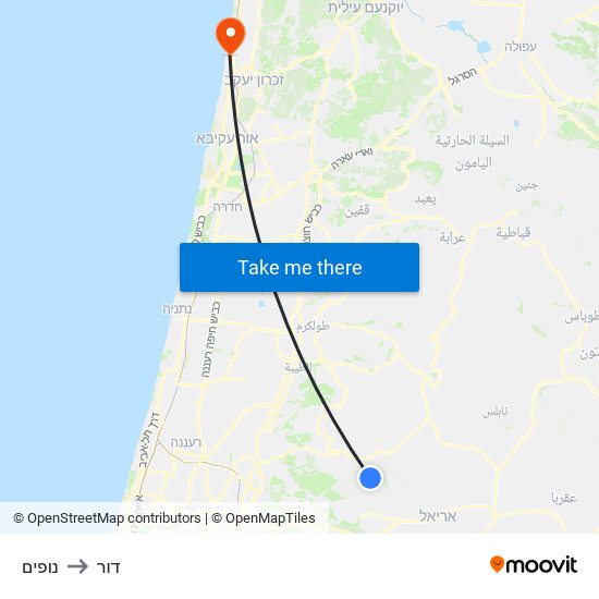 נופים to דור map