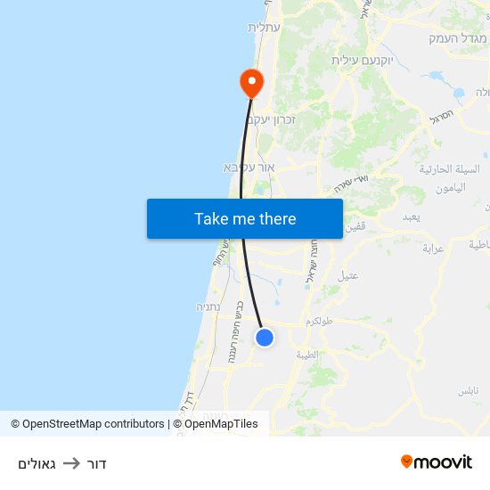 גאולים to דור map